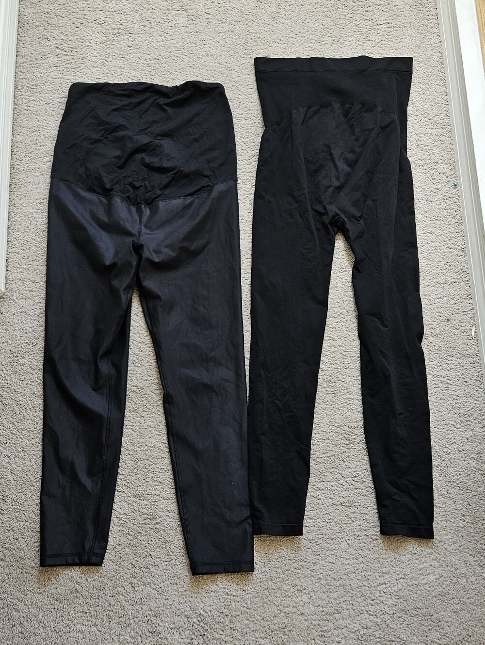 Isabel Maternity by Ingrid & Isabel Black Maternity Leggings Duo